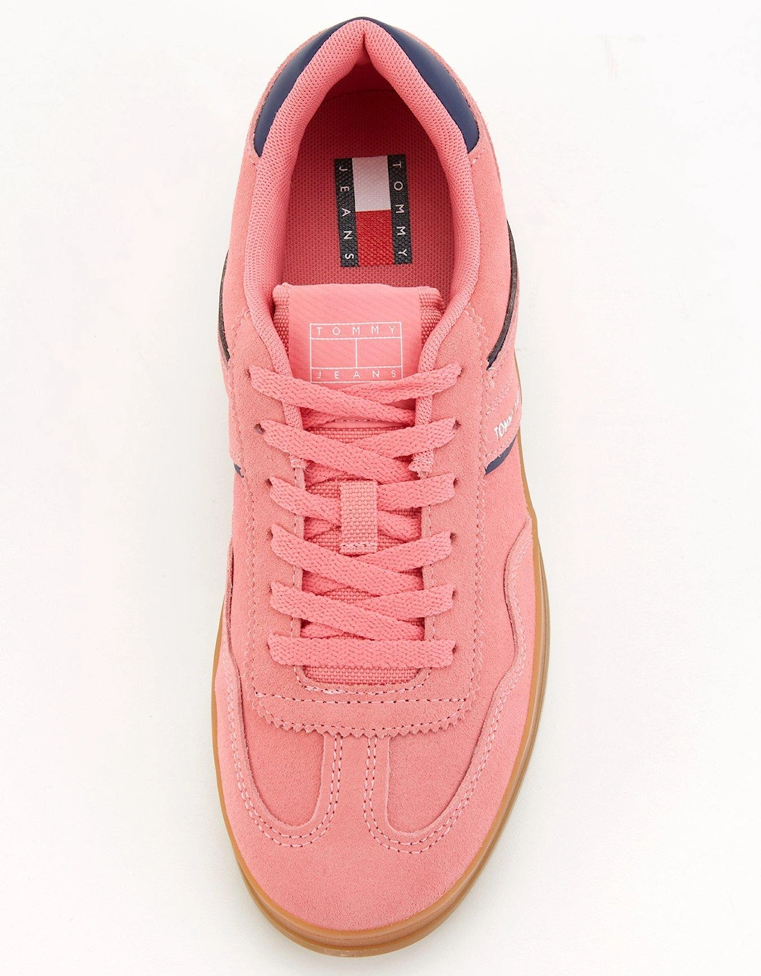 Greenwich Suede Trainer - Preppy Pink