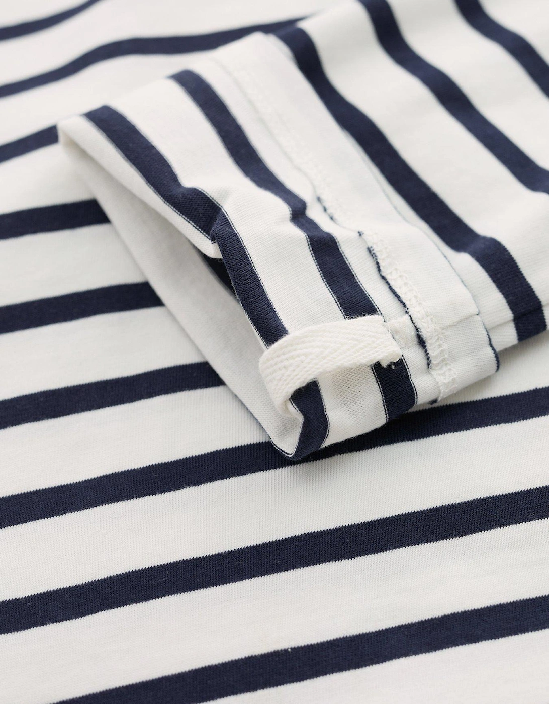 Cotton Striped Top - White