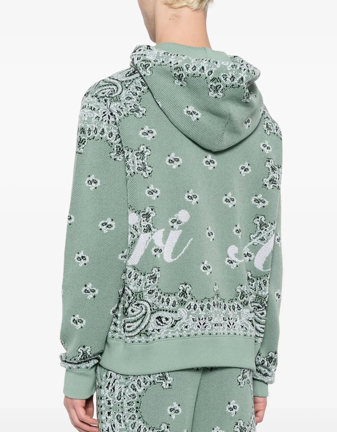 BANDANA KNIT HOODIE MINT