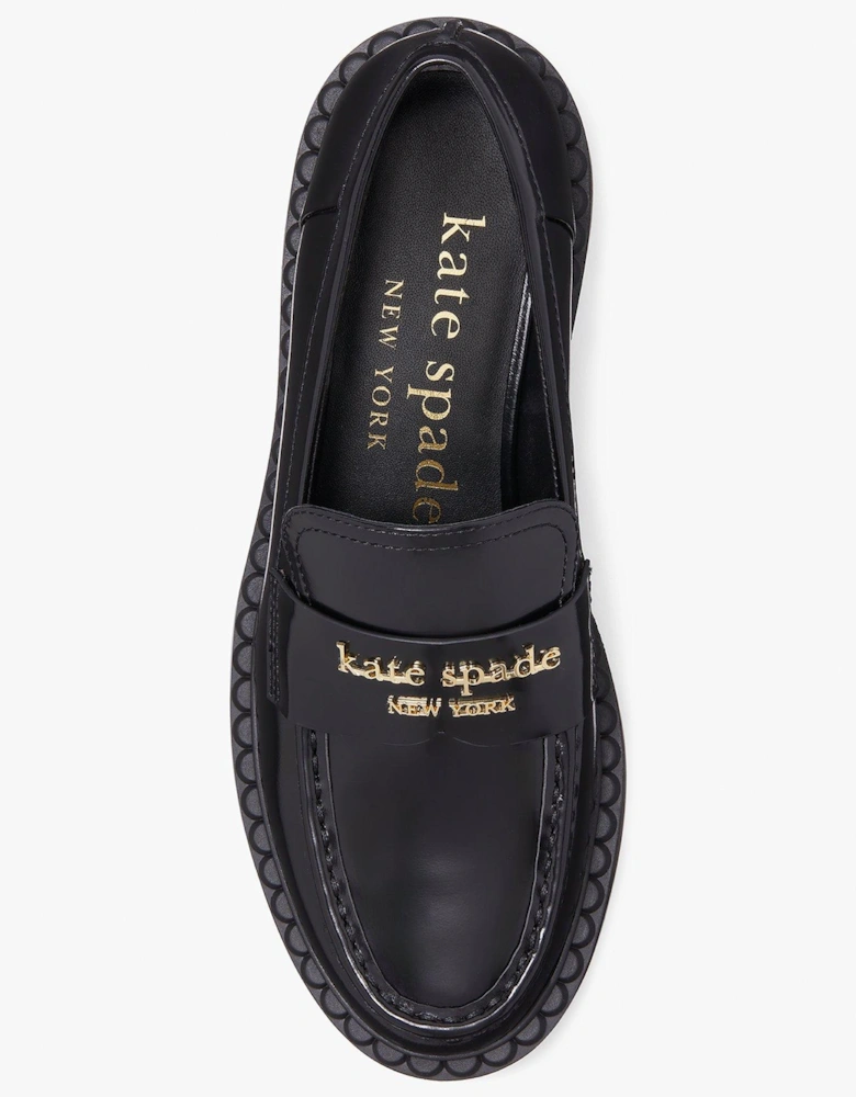 Blake Platform Loafers - Black