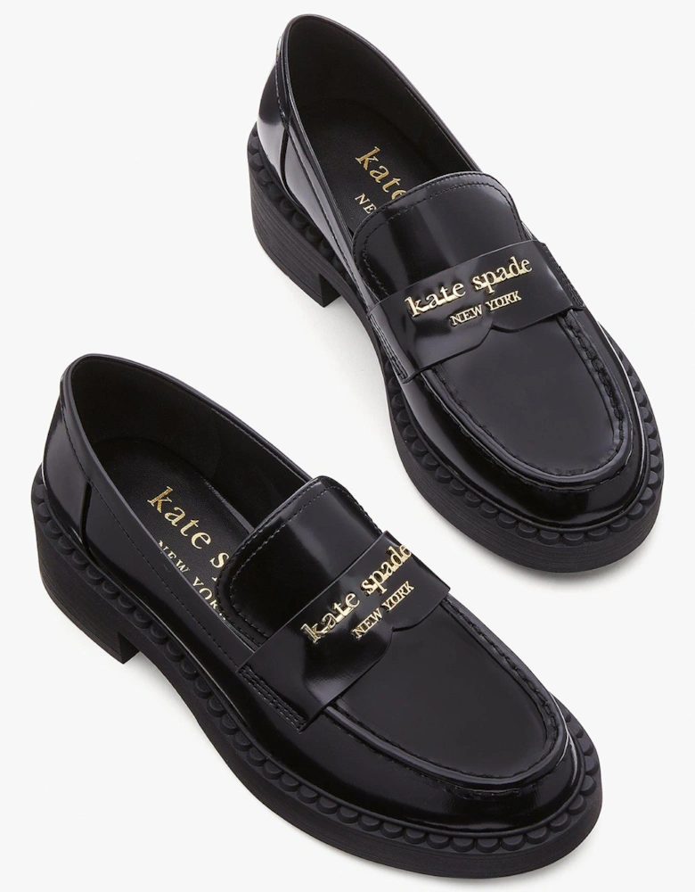 Blake Platform Loafers - Black