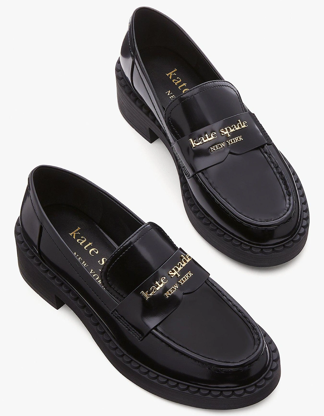 Blake Platform Loafers - Black