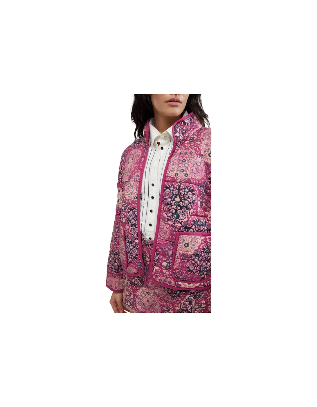 Chloe Quilted Jacket - Pink