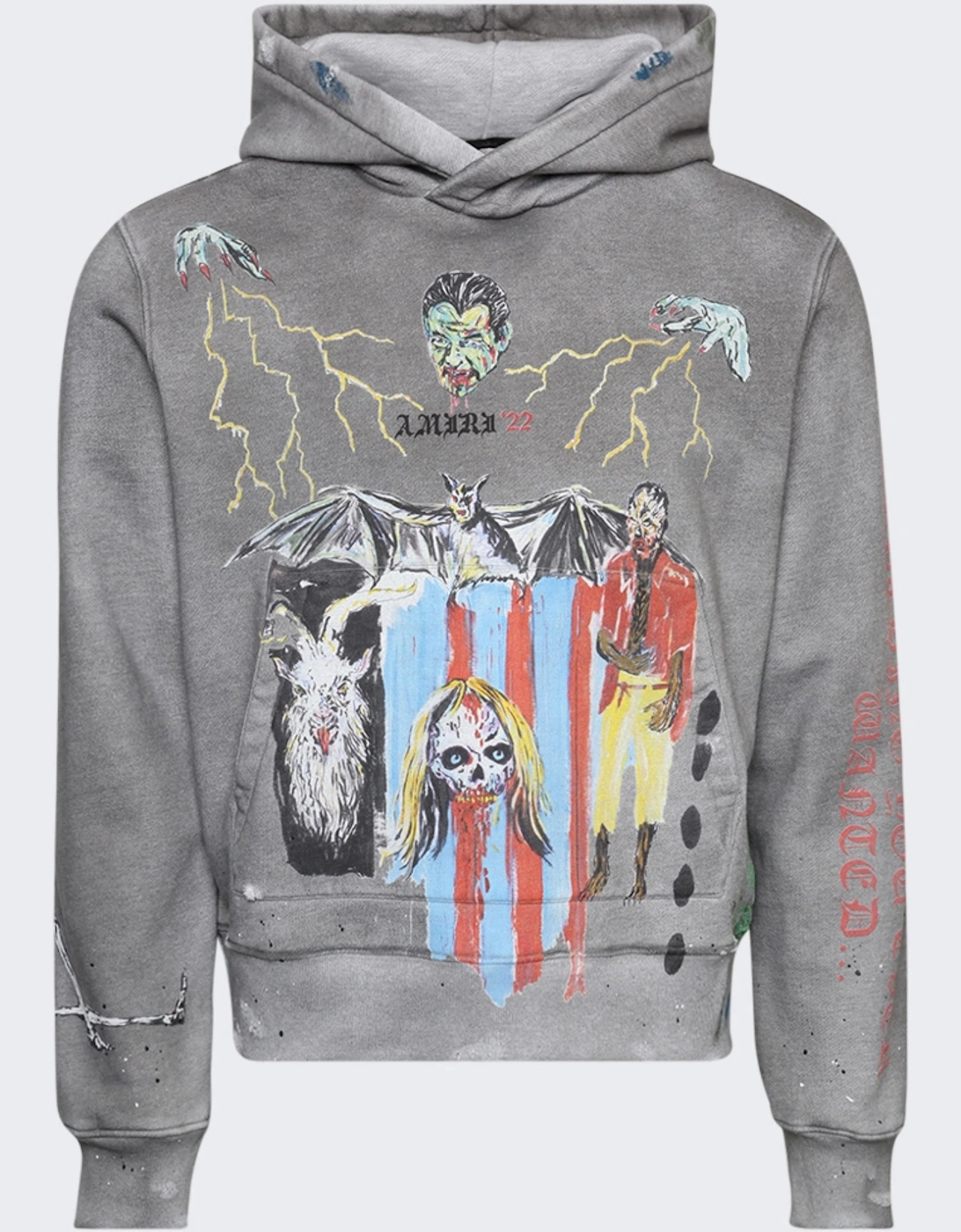 BLOOD 38' HOODIE GREY, 5 of 4