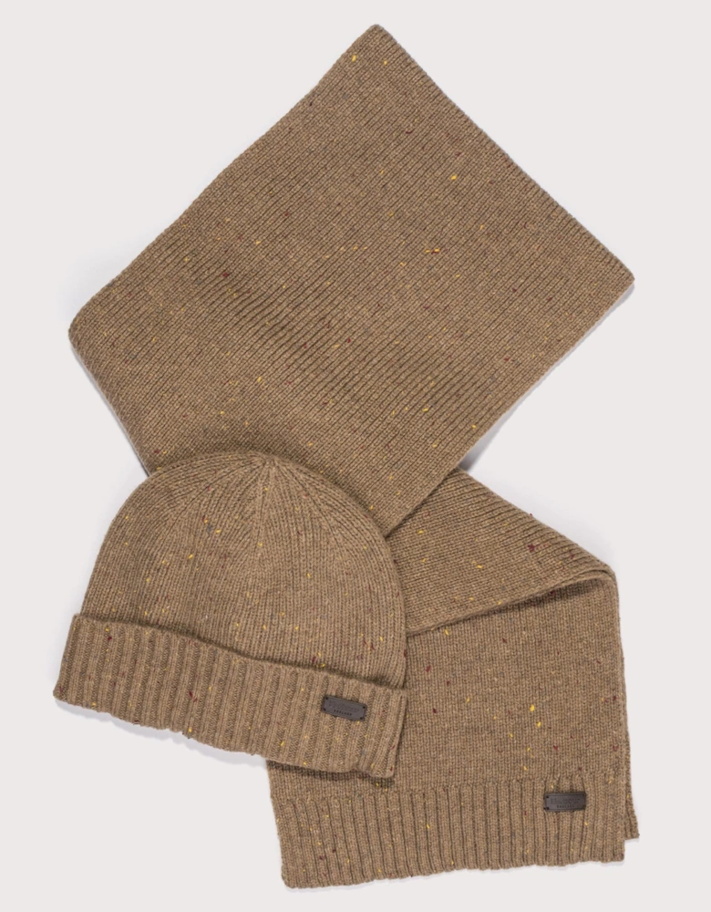 Carlton Fleck Beanie & Scarf Gift Set