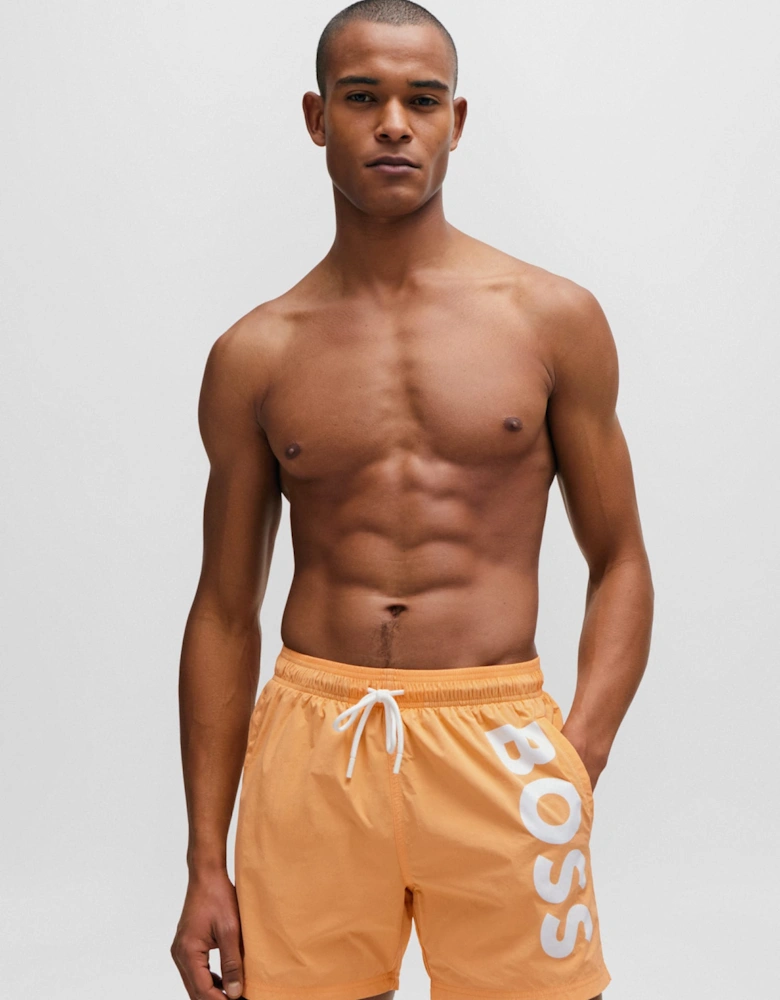 Vertical Logo Quick Dry Swim Shorts