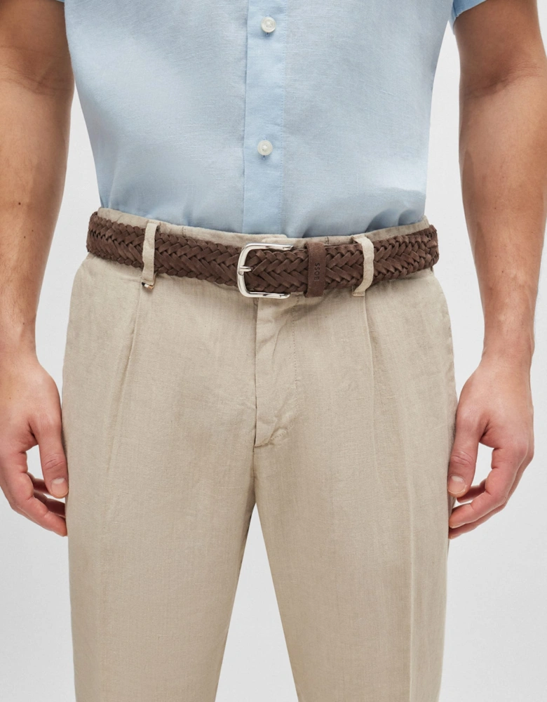 Sash Woven Suede Belt