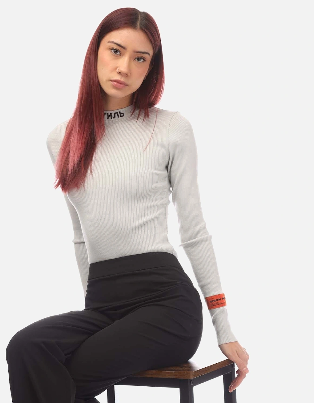 CTNMB Long-Sleeve Knitted Bodysuit