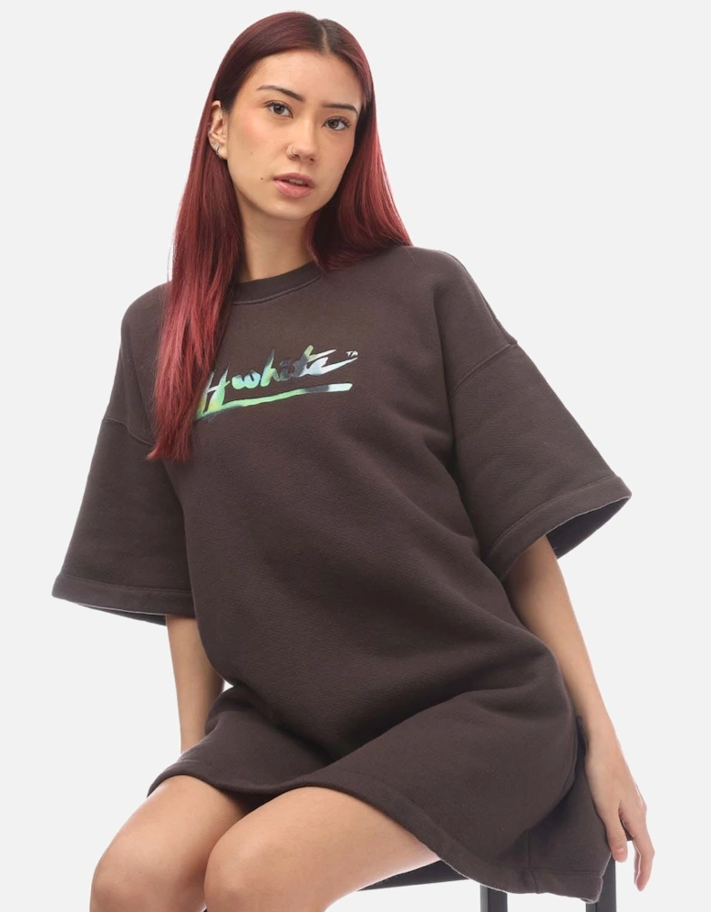 Ready Made Logo Snap T-Shirt Dress