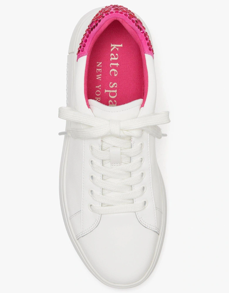 Lift Crystal Sneakers - Optic White