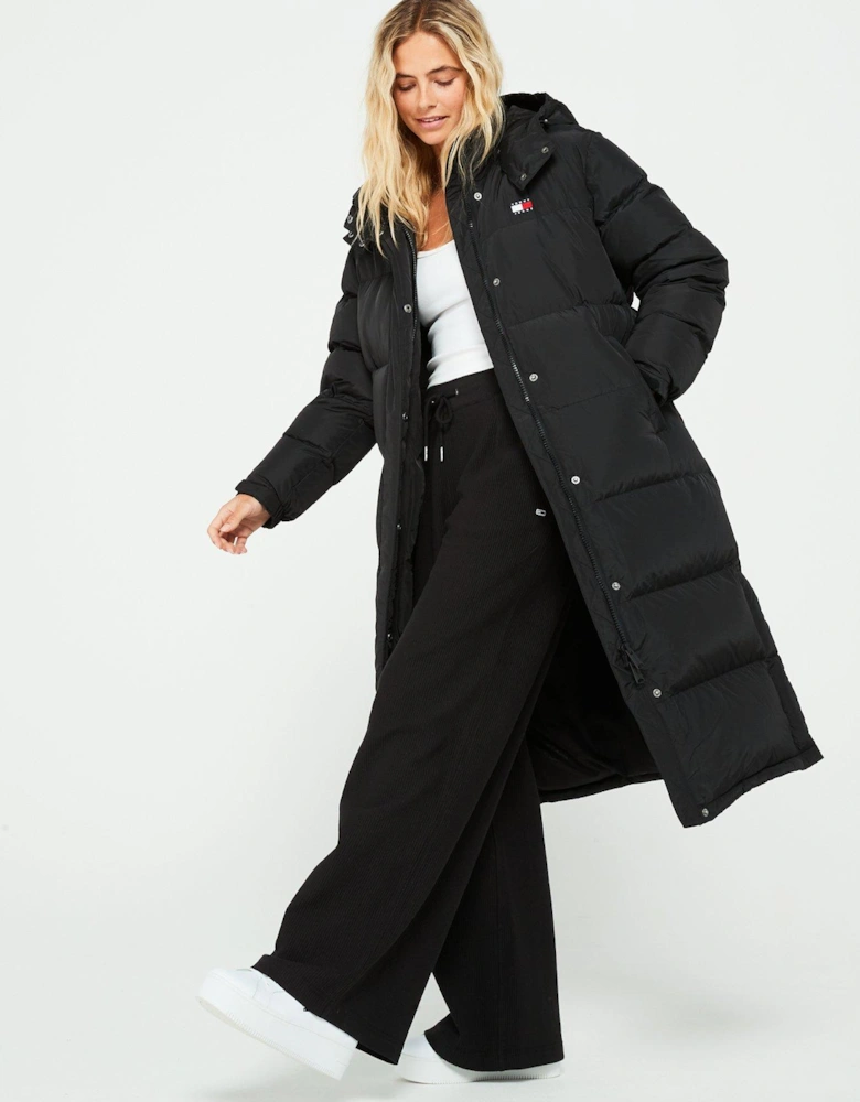 Alaska Long Padded Coat - Black