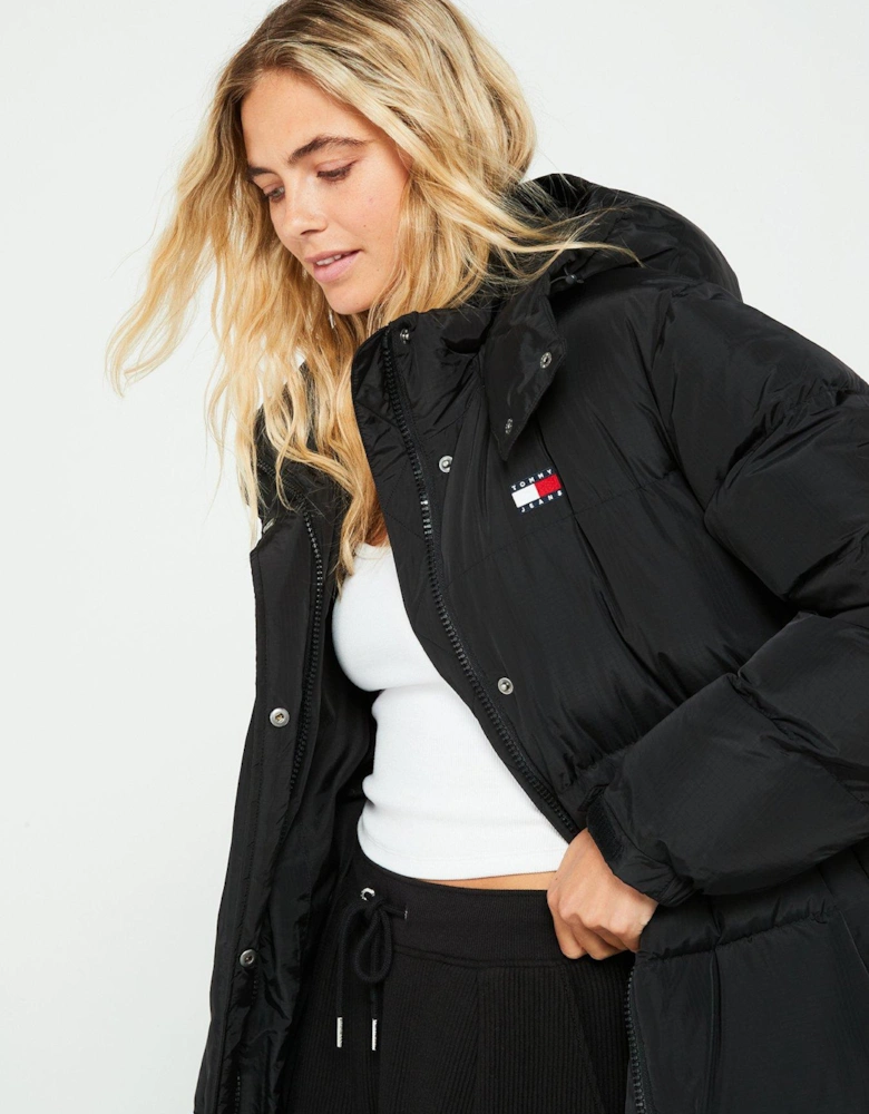 Alaska Long Padded Coat - Black