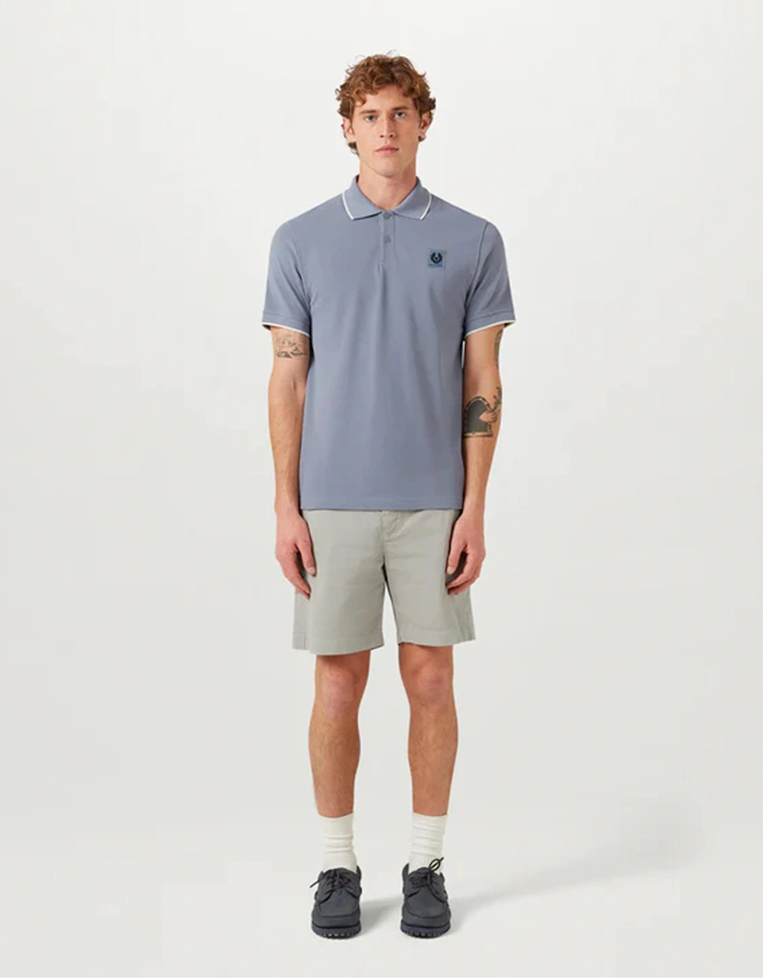 Mens Tipped Polo