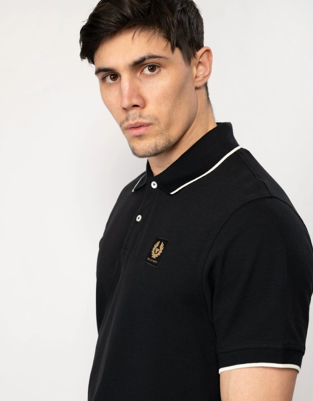 Mens Tipped Polo