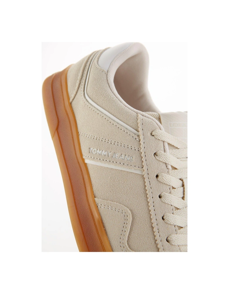 Greenwich Suede Low-Top Trainers - Newsprint