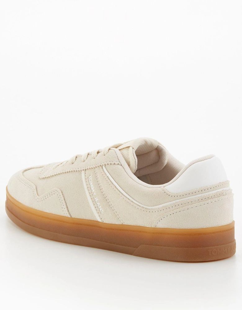 Greenwich Suede Low-Top Trainers - Newsprint