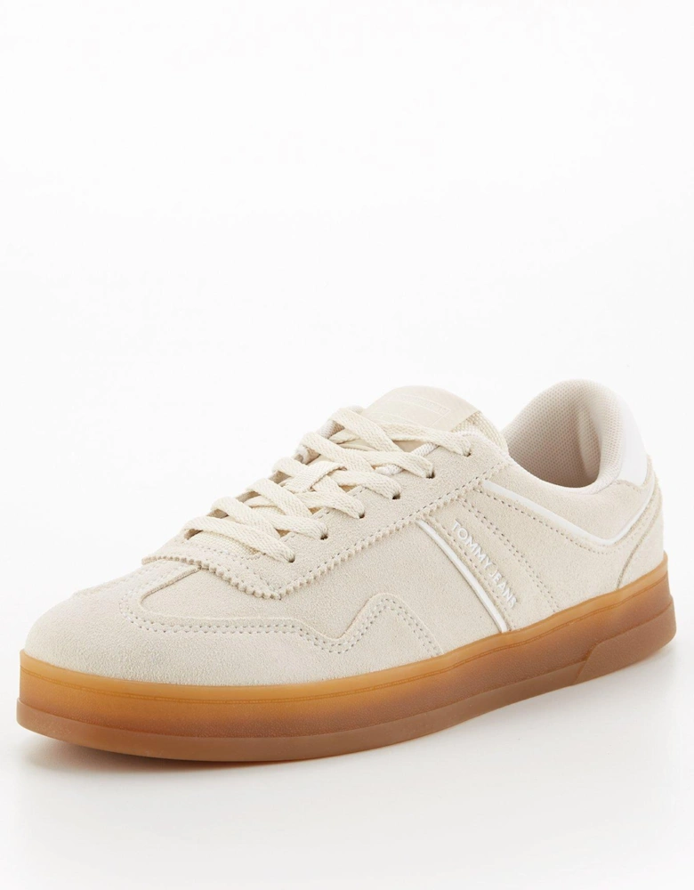 Greenwich Suede Low-Top Trainers - Newsprint