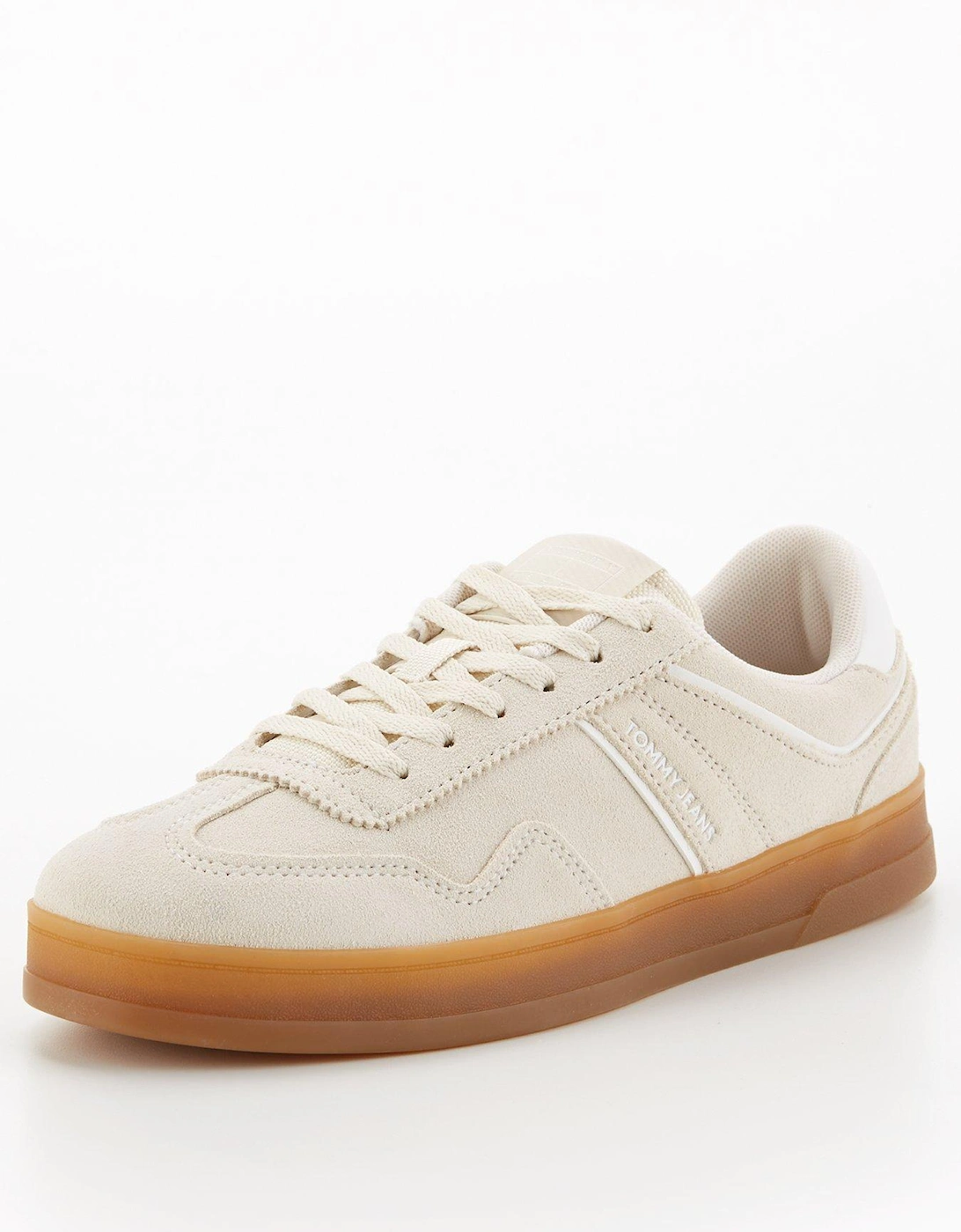 Greenwich Suede Low-Top Trainers - Newsprint