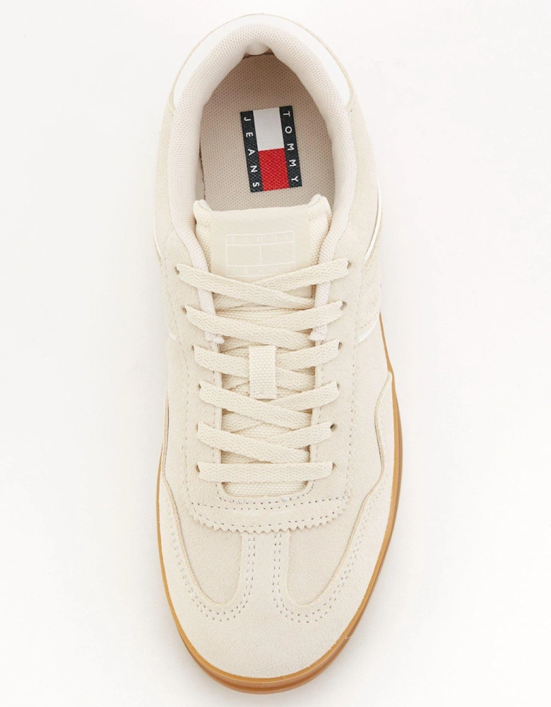 Greenwich Suede Low-Top Trainers - Newsprint