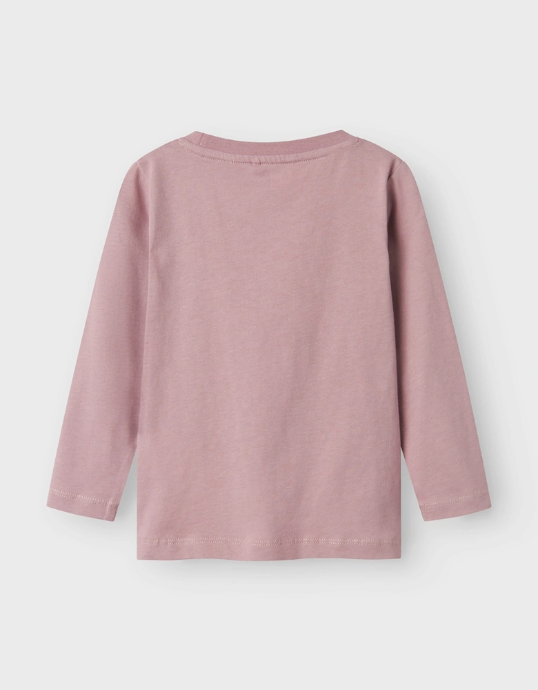 Mini Tillie Long Sleeve Top Elderberry