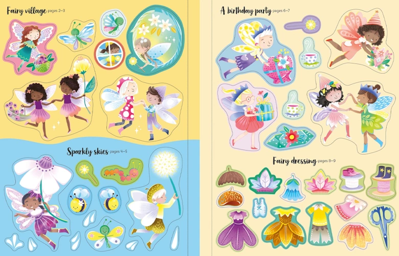 First Sticker Book Sparkly Fairies