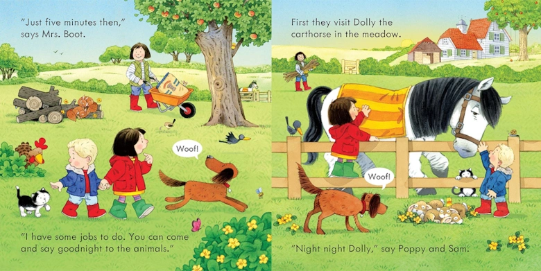 Farmyard Tales Poppy and Sam's Bedtime