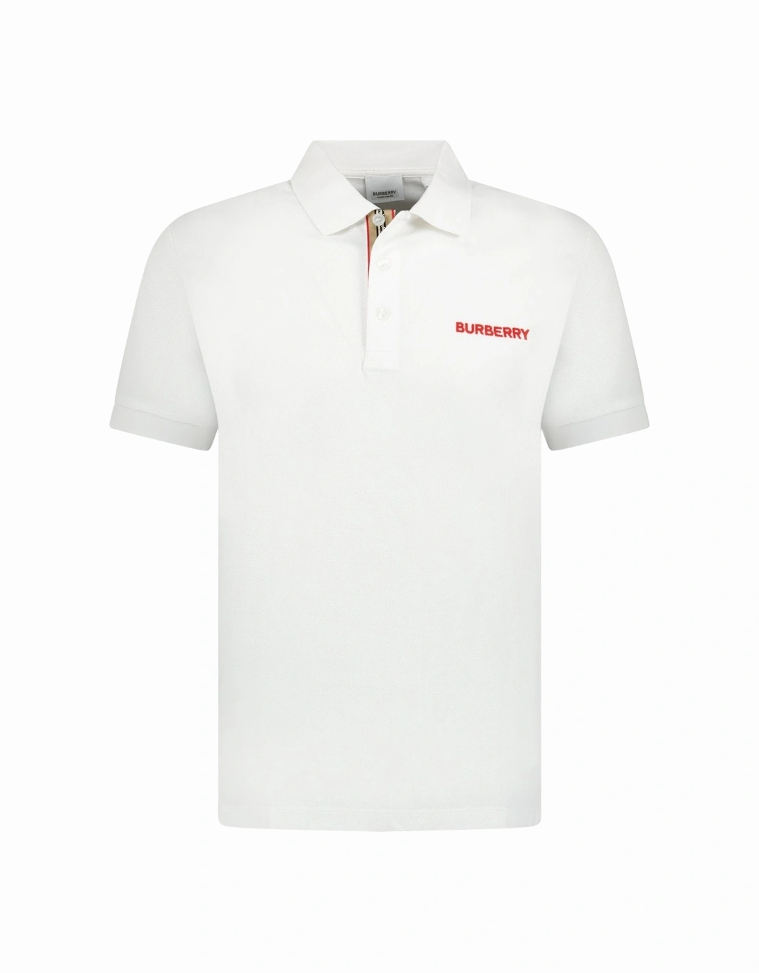 'Hartford' Embroidery Logo Check Polo White, 3 of 2