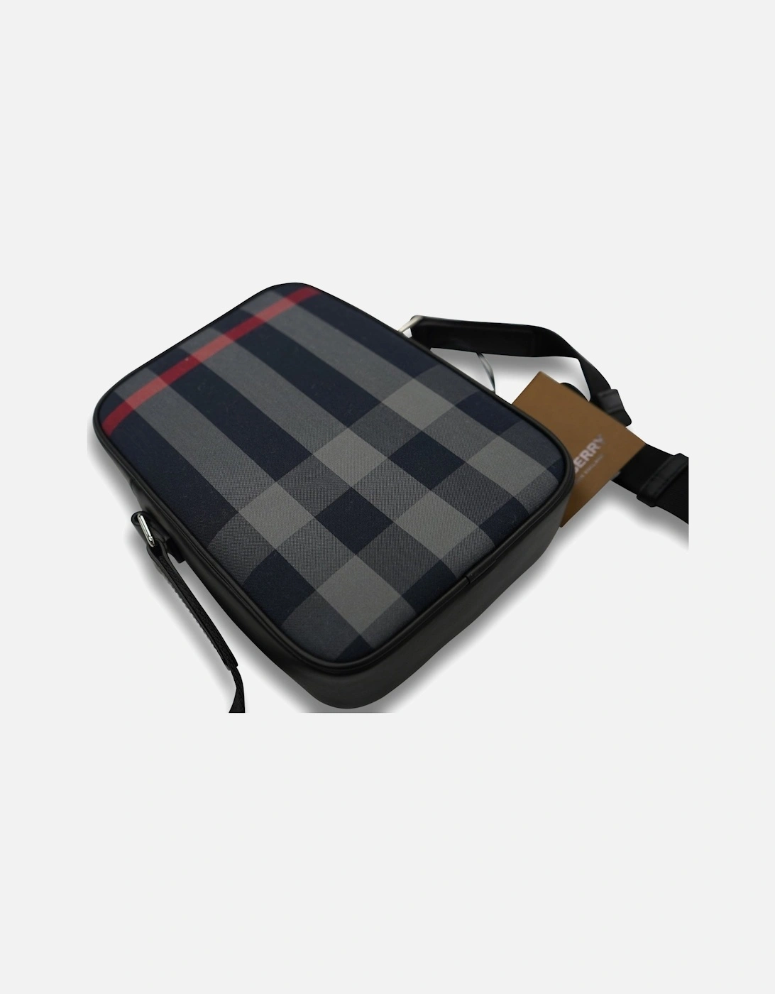 'Paddy' Check Messenger / Side Bag Navy