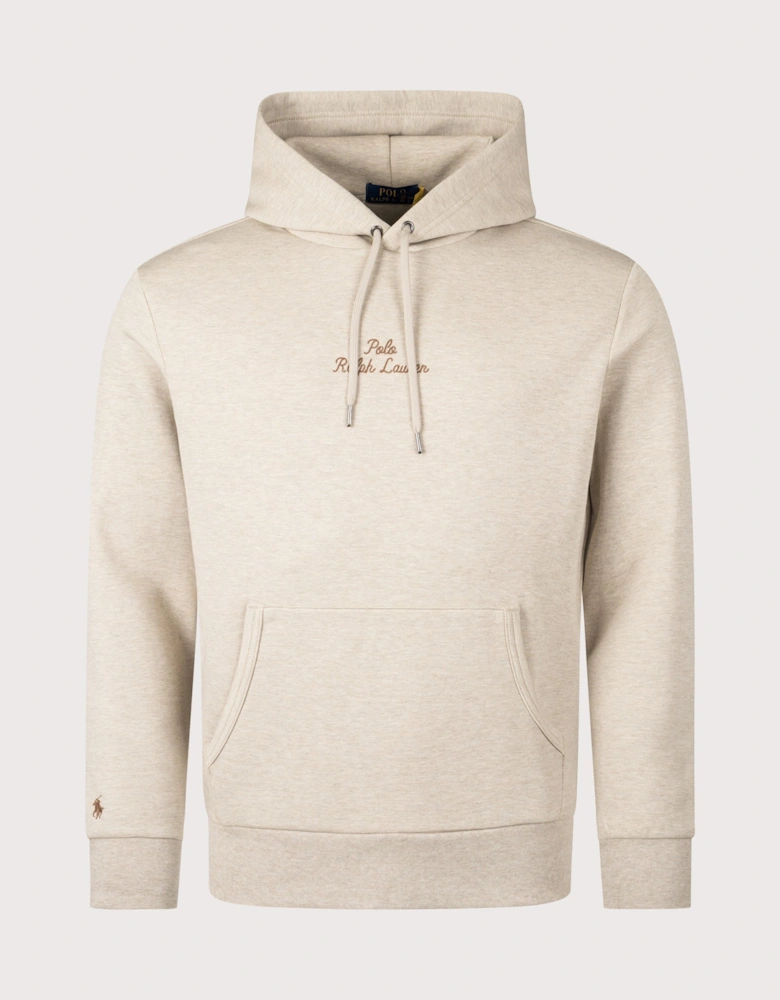 Script Chest Logo Hoodie