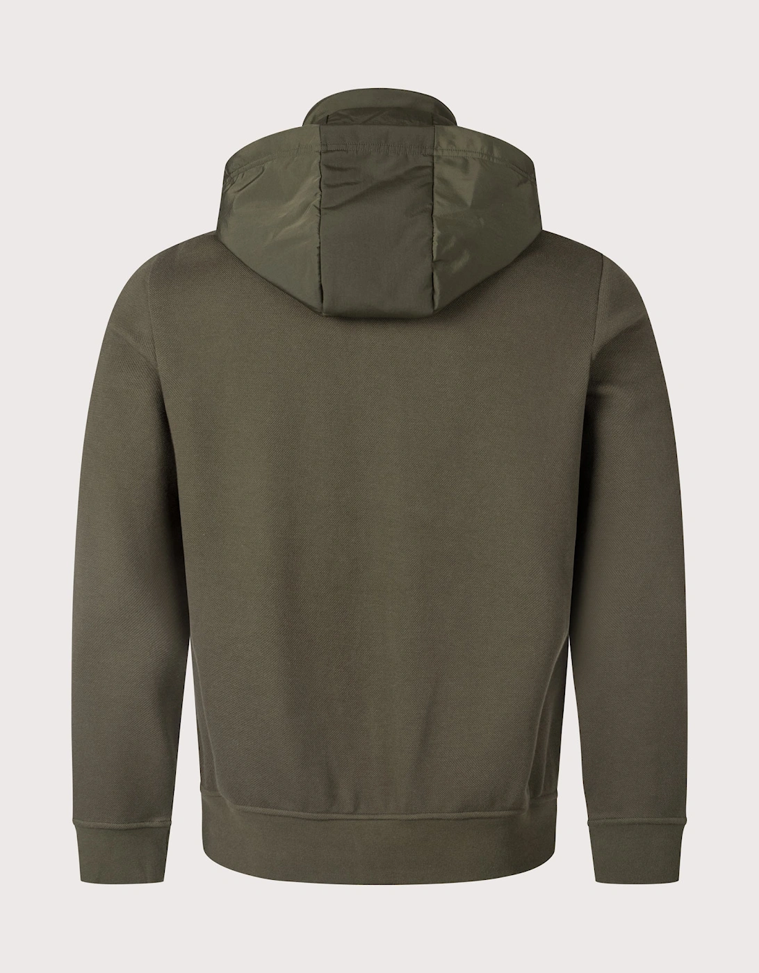 Hybrid Zip Through Hoodie