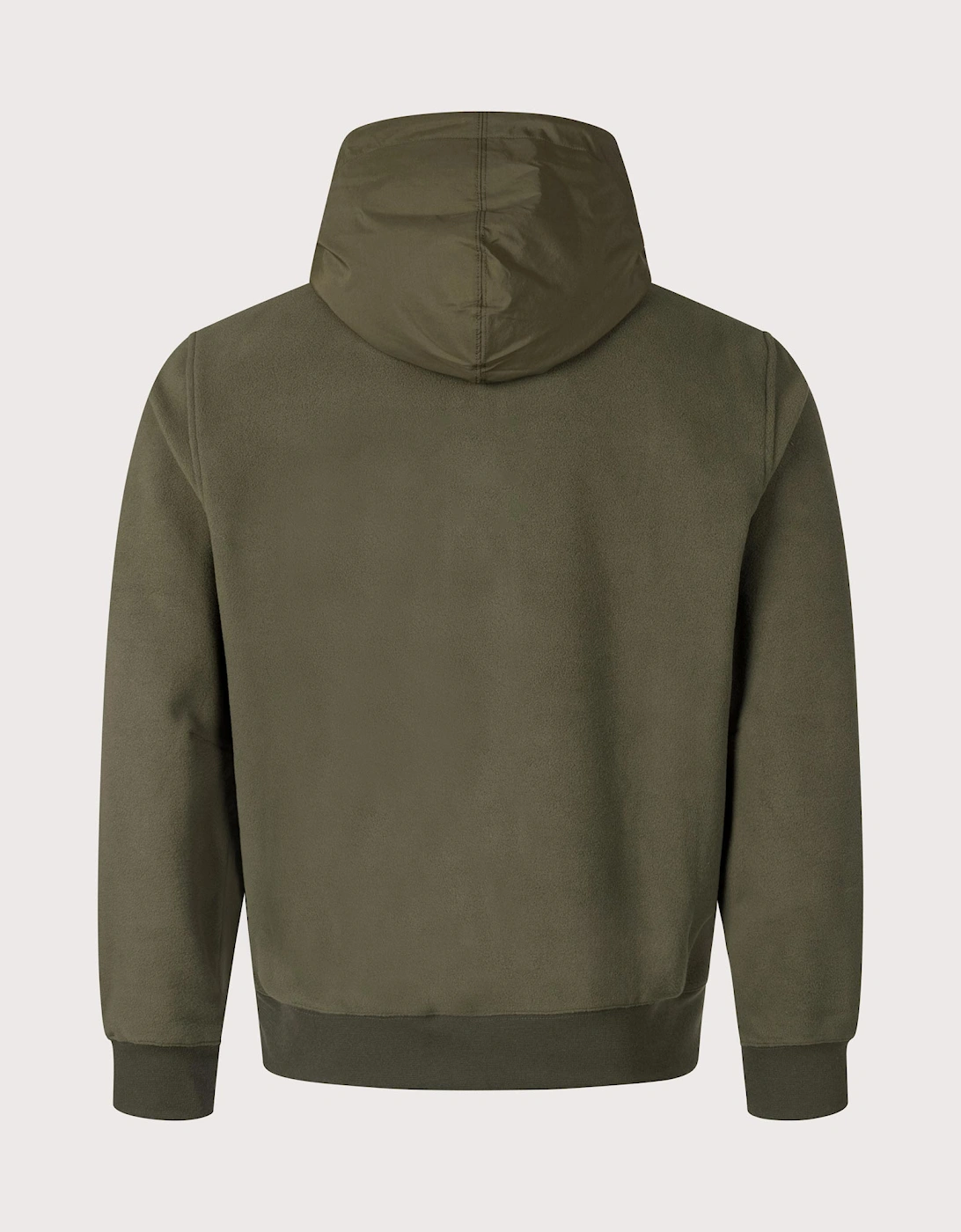 Brushed Fleece Hybrid Hooded Jacket