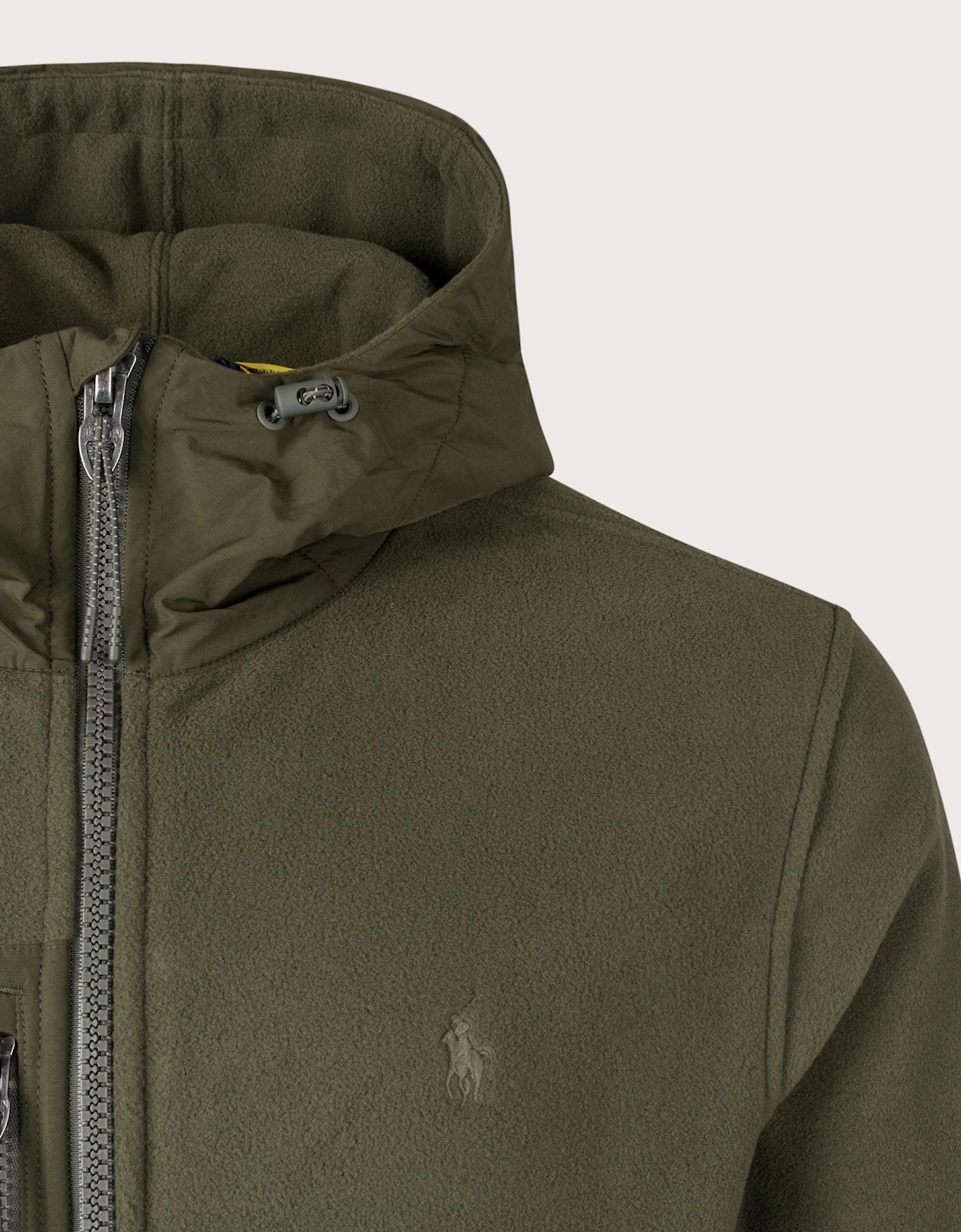 Brushed Fleece Hybrid Hooded Jacket