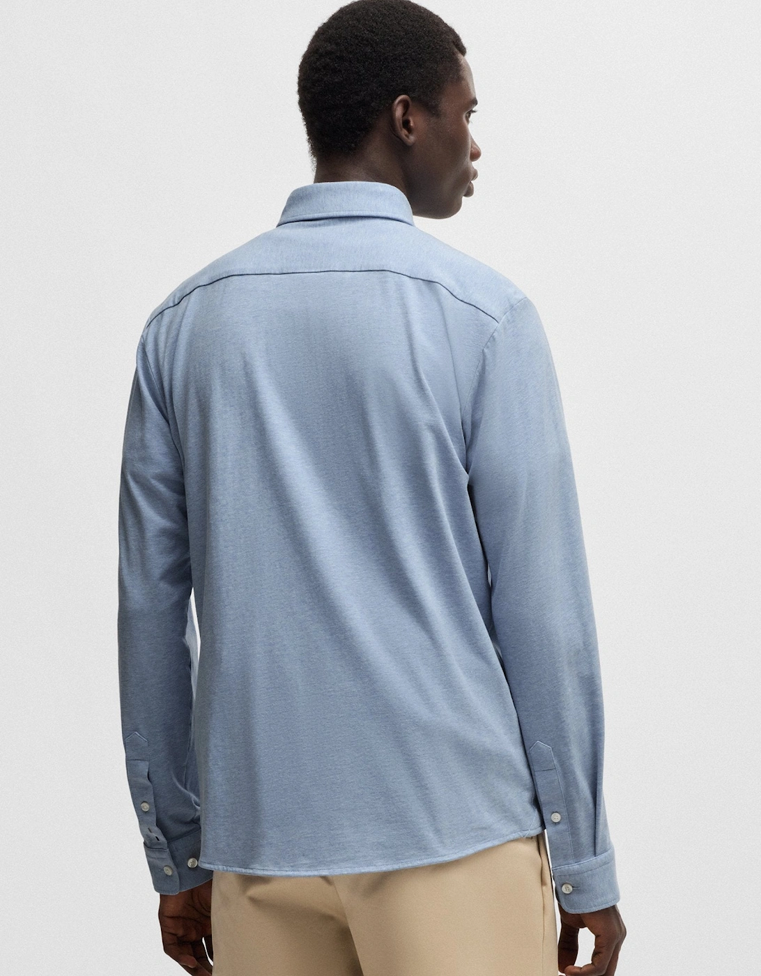 BOSS Black C-ROAN-SPREAD-C3-243 Shirt 450 Light Pastel Blue