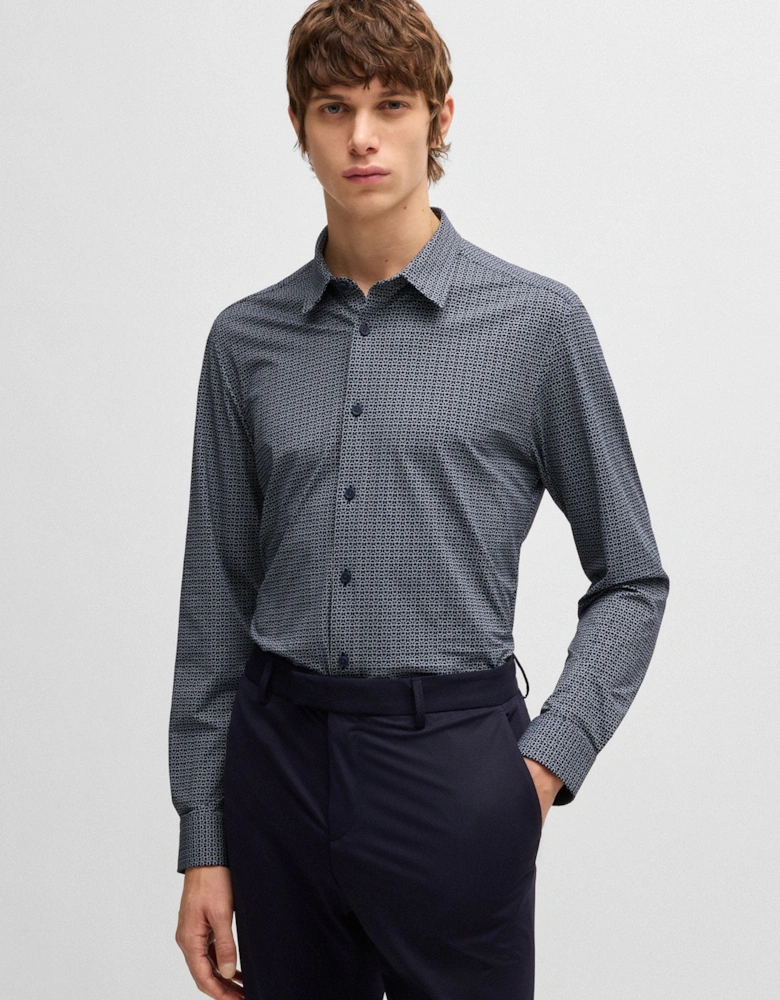 BOSS Black P-ROAN-kent-C1-233 Shirt 404 Dk Blue