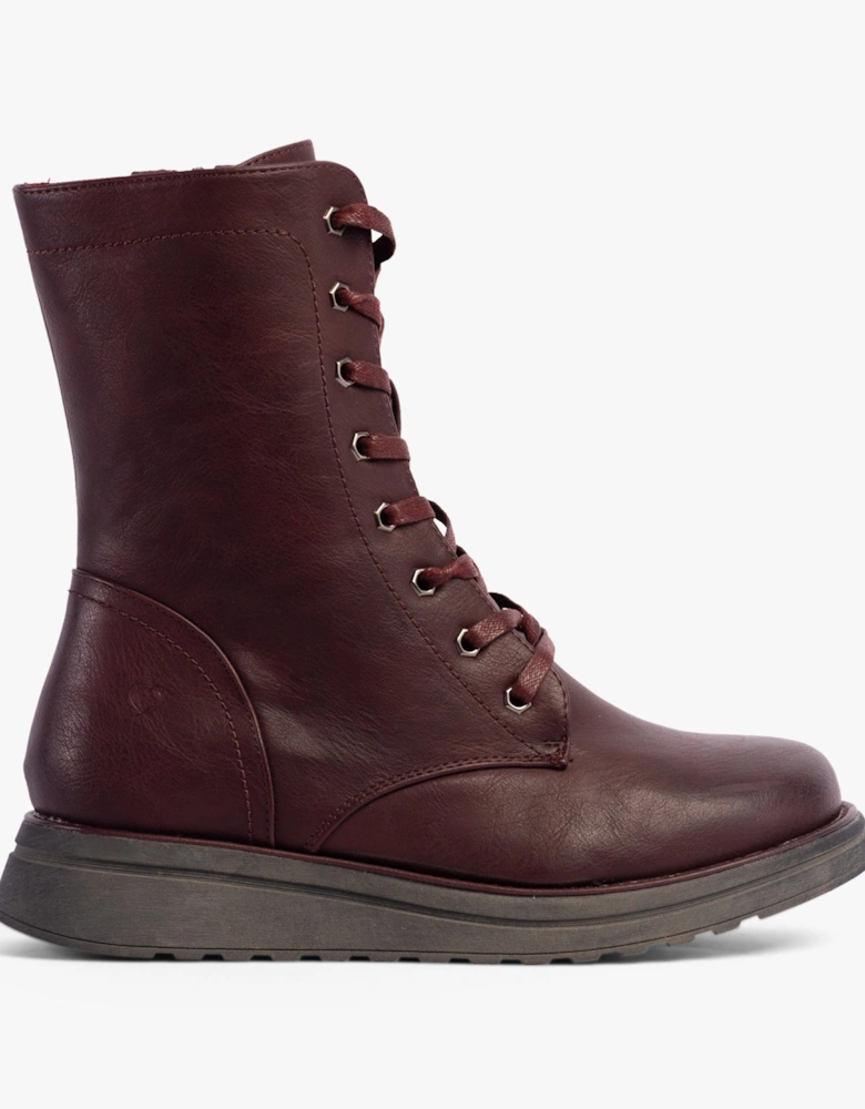 MARTINA4 Womens Ankle Boots Burgundy