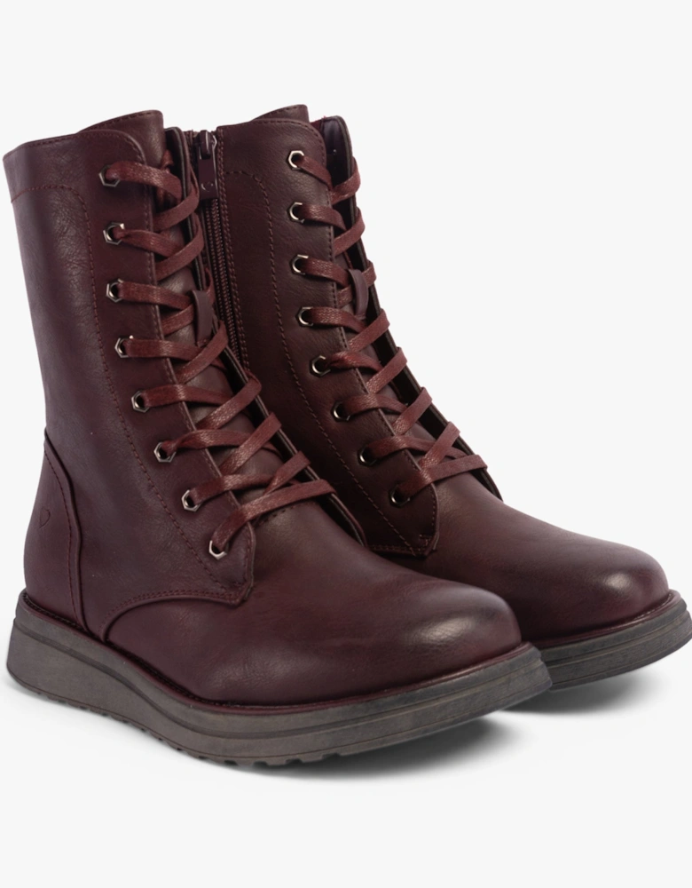 MARTINA4 Womens Ankle Boots Burgundy