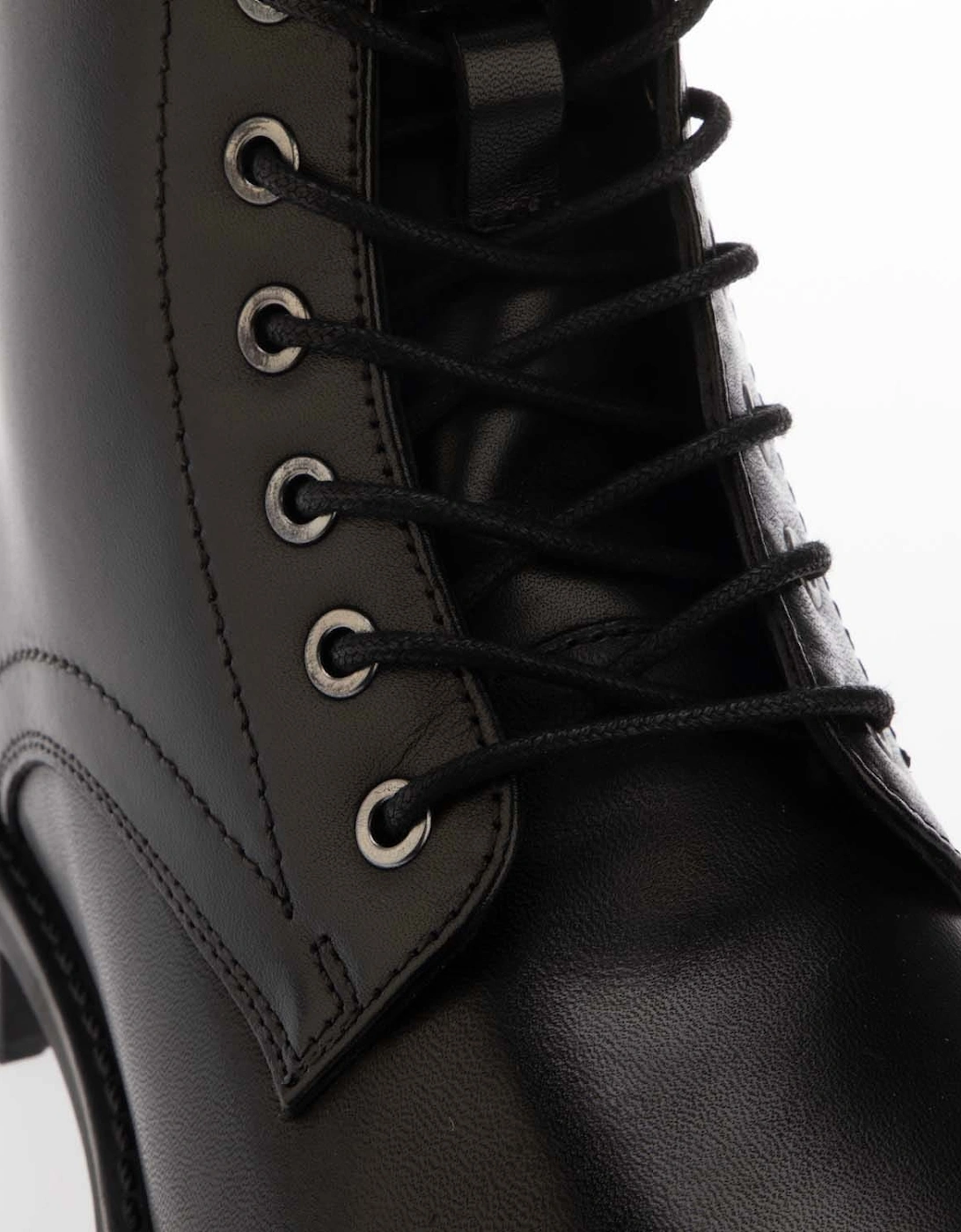 Prestin Lace-Up Leather Boots