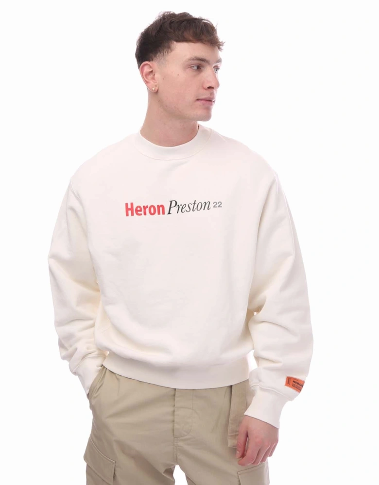 Multi Heron Censored Crewneck Sweatshirt