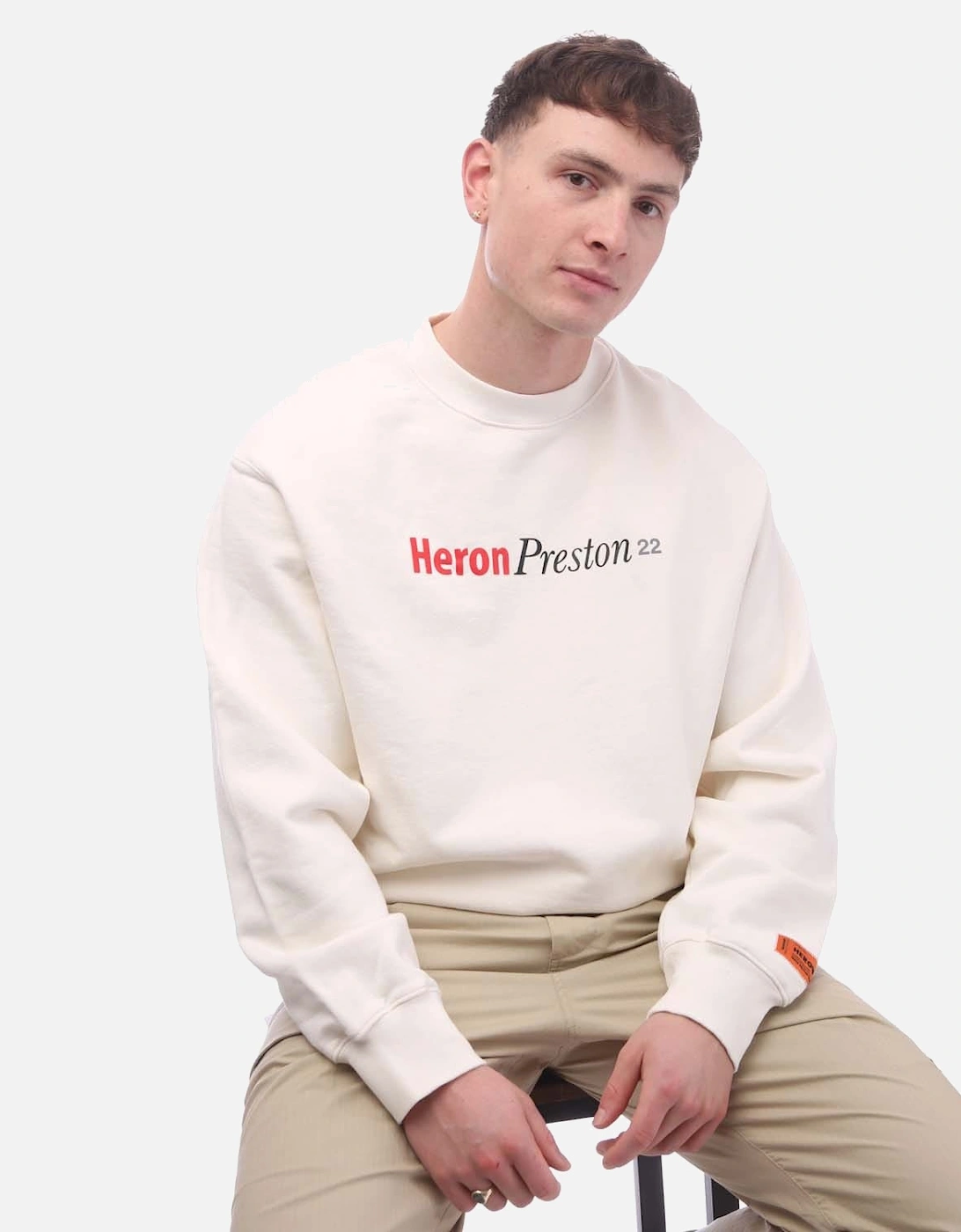 Multi Heron Censored Crewneck Sweatshirt