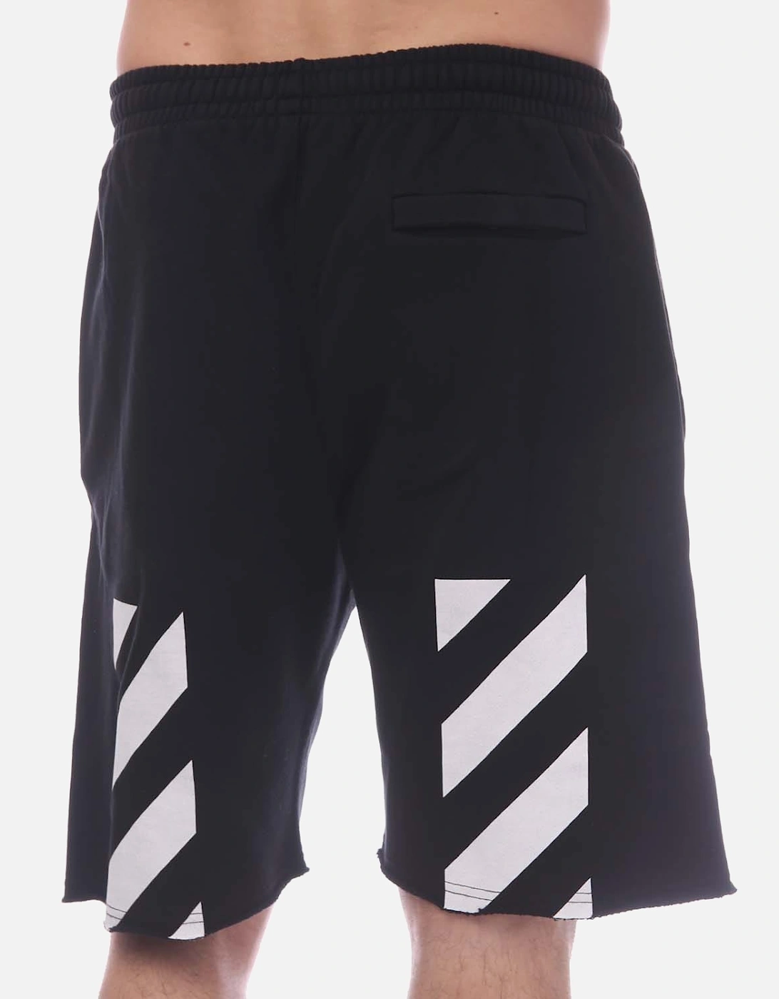 Diagonal Helvetica Sweat Shorts