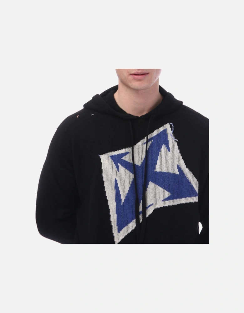 Thunder Arrow Chunky Knit Hoodie