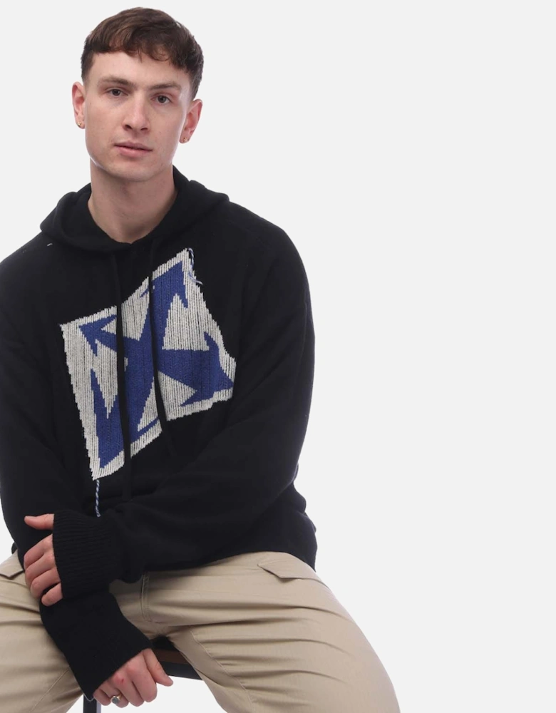 Thunder Arrow Chunky Knit Hoodie