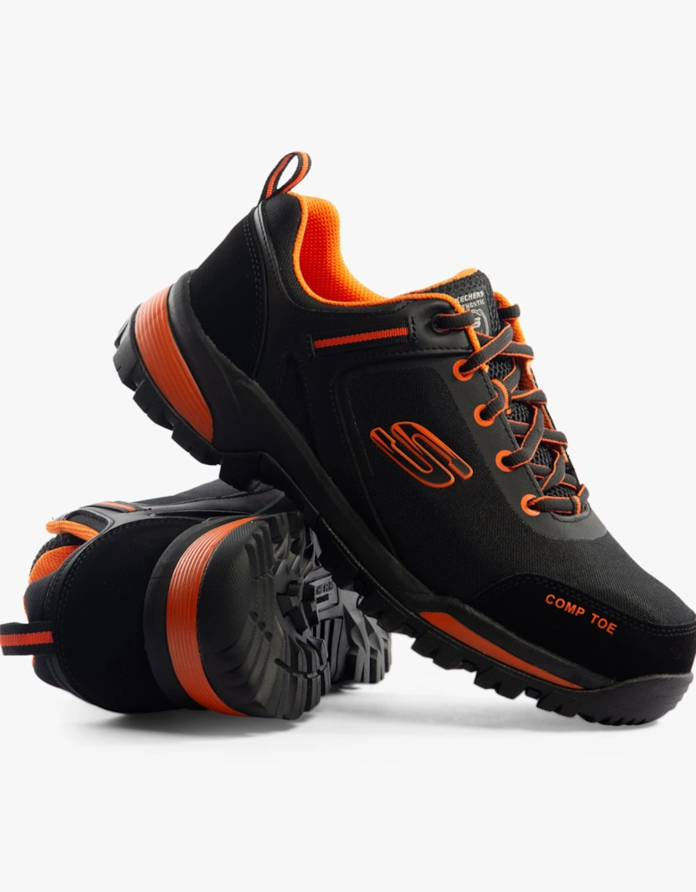 200188EC/BKOR GATLON - STRIGAX Mens Trainers Black/Orange