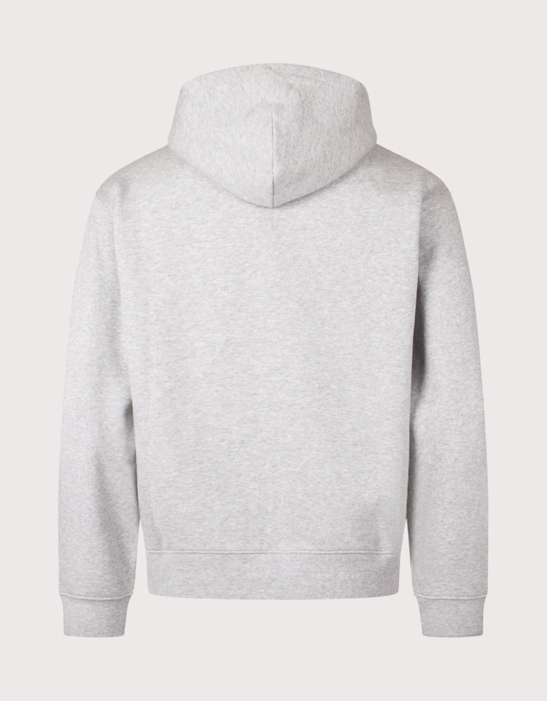 Cursive Small Logo Zip Through Hoodie