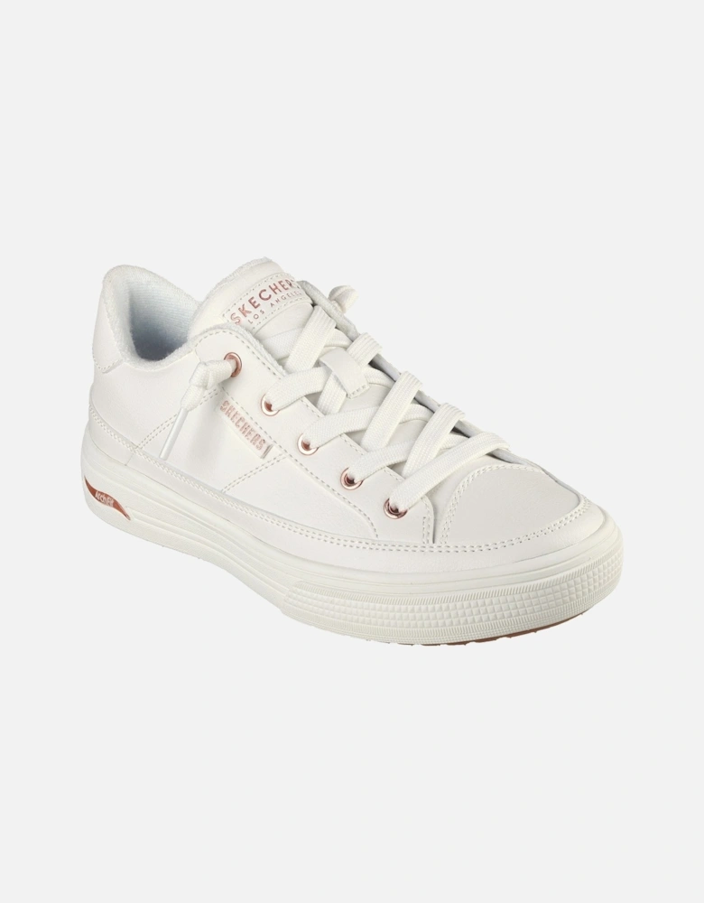 Womens Arch Fit Arcade On My Way 177189-WHT White Lace Up Shoe