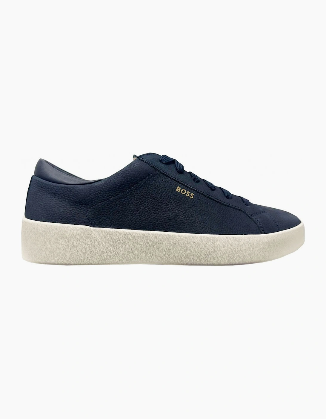 Men's Hugo Boss Men's Navy Belwar Tenn Trainers - Size: 10