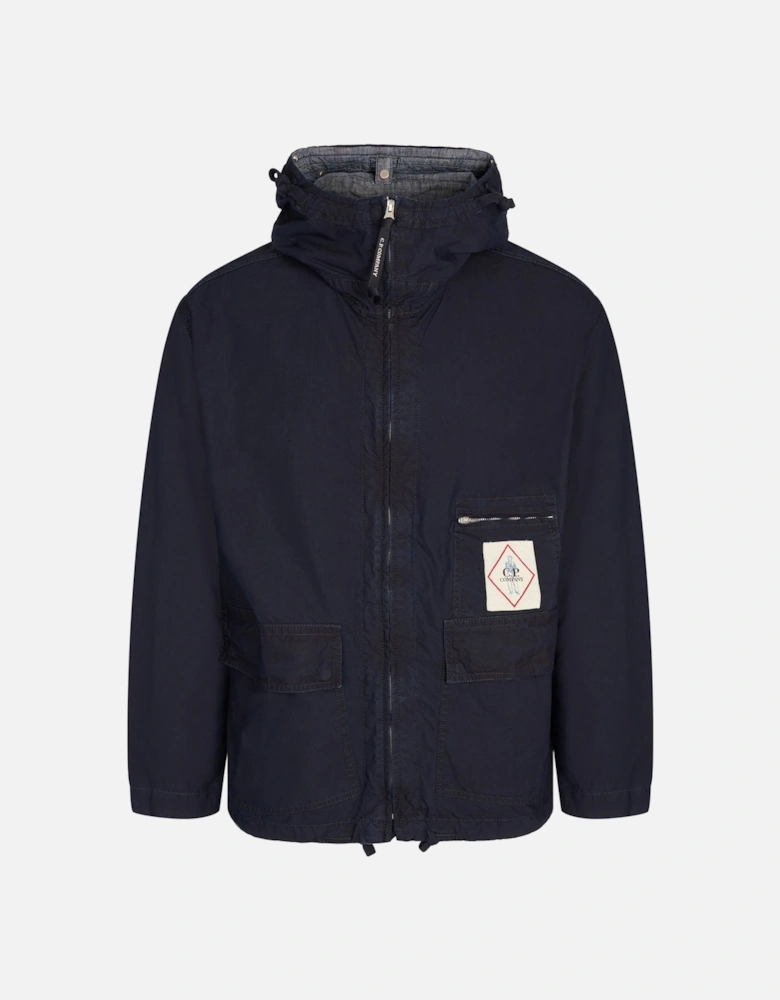 50 Fili Indigo Goggle Jacket Navy