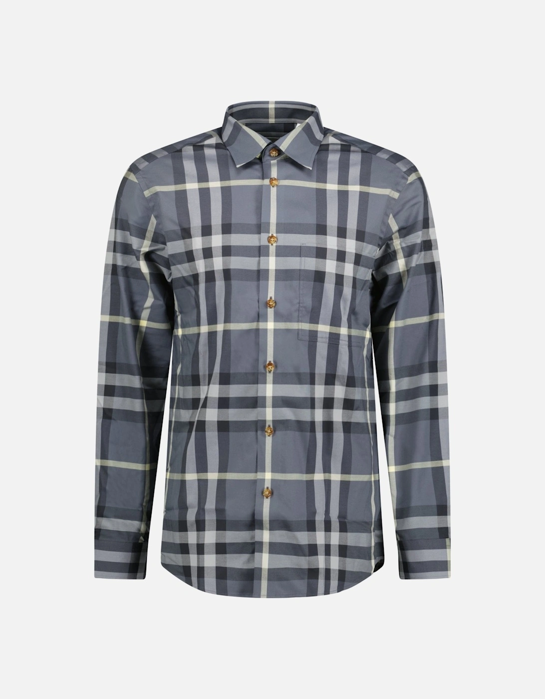 'Claverdon' Check Shirt in Grey & Black, 3 of 2