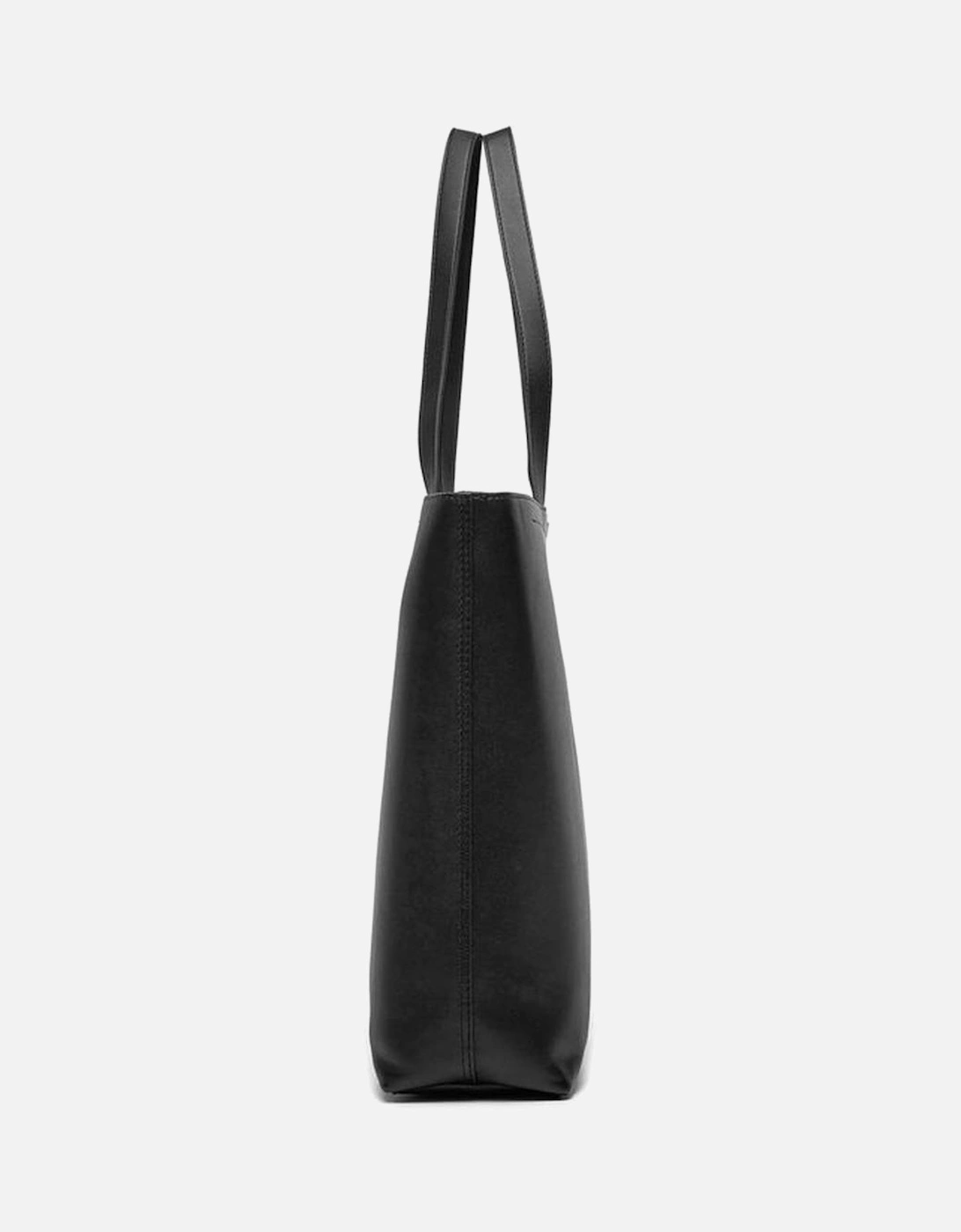 Structured Polyurethane Tote Bag Women - Black Handbags