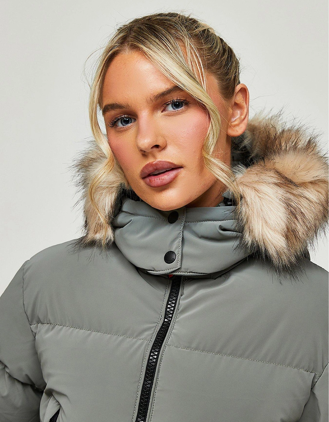 Bellucci 20 Cropped Padded Jacket - Sage - Green